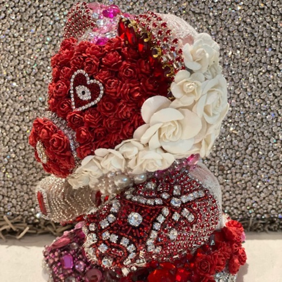 Jeweled Teddy Bears.  designed for Valentines Day - Picture 2 of 12